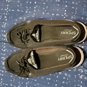 Black Sperry shoes Women's 11